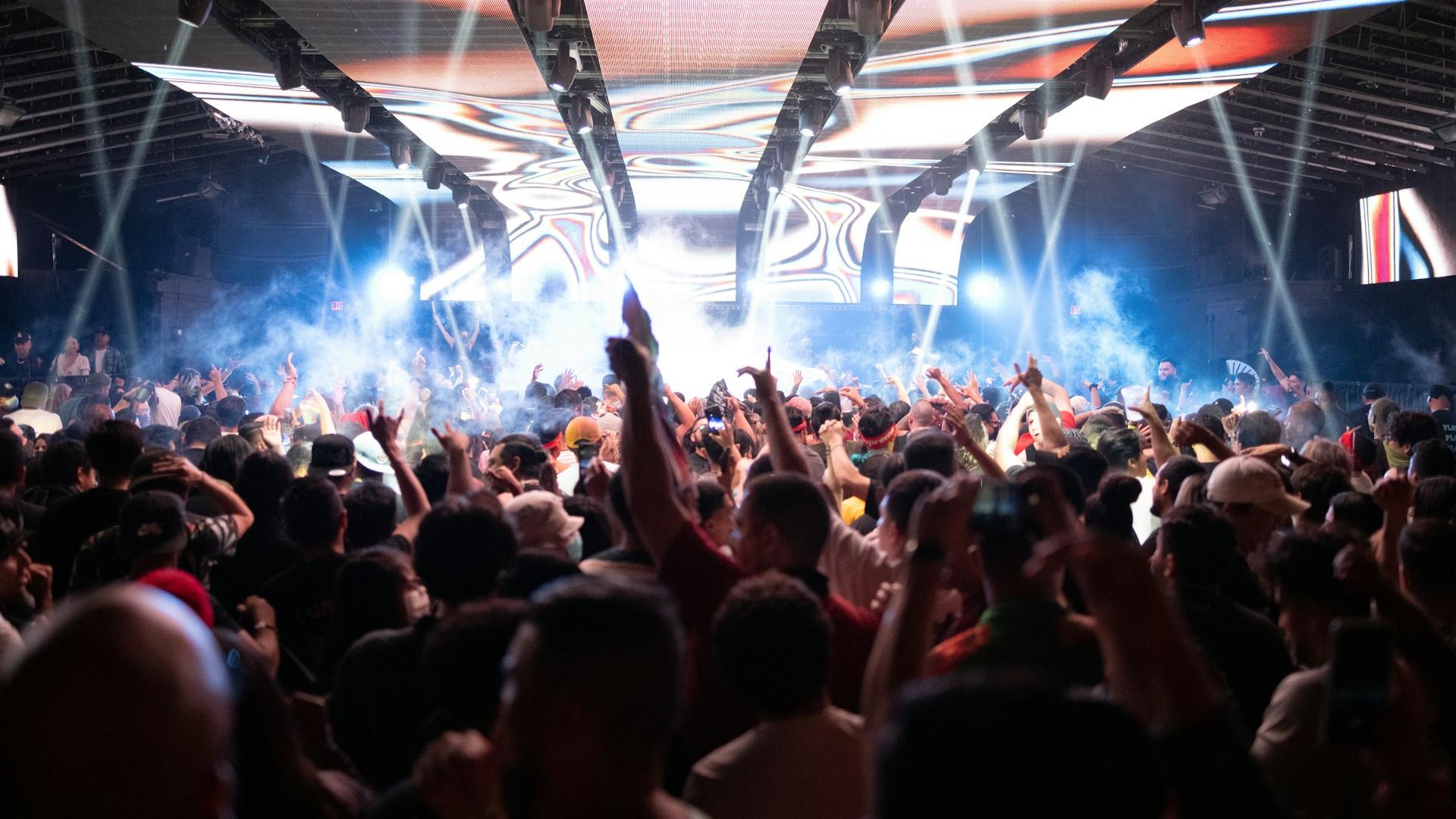 a large crowd of people at a concert